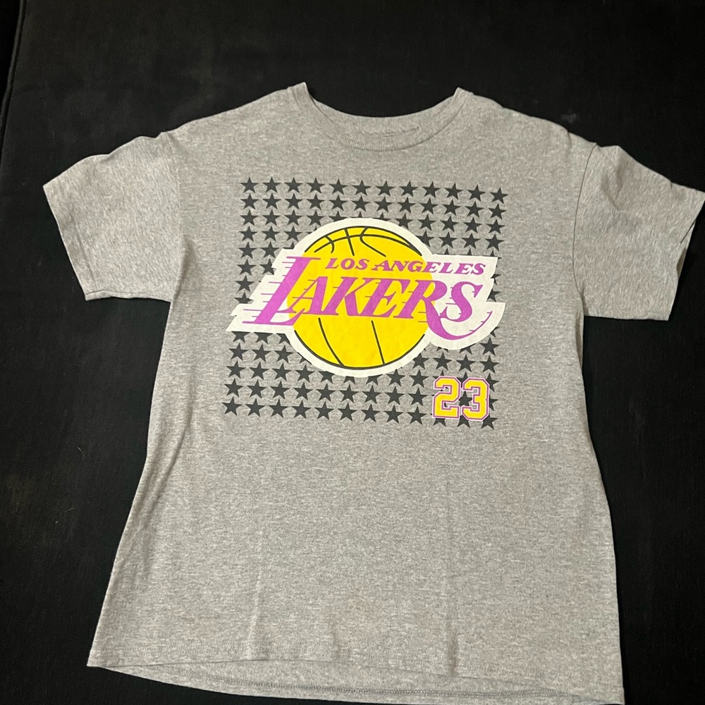 Grey LeBron James t-shirt